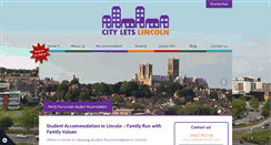 Desktop Screenshot of cityletslincoln.co.uk